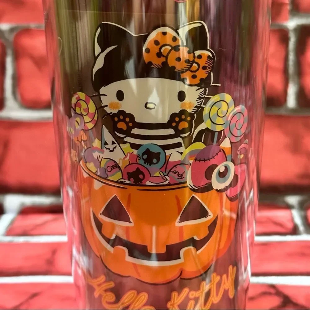 Hello Kitty Halloween Orange Pumpkin Tumbler
